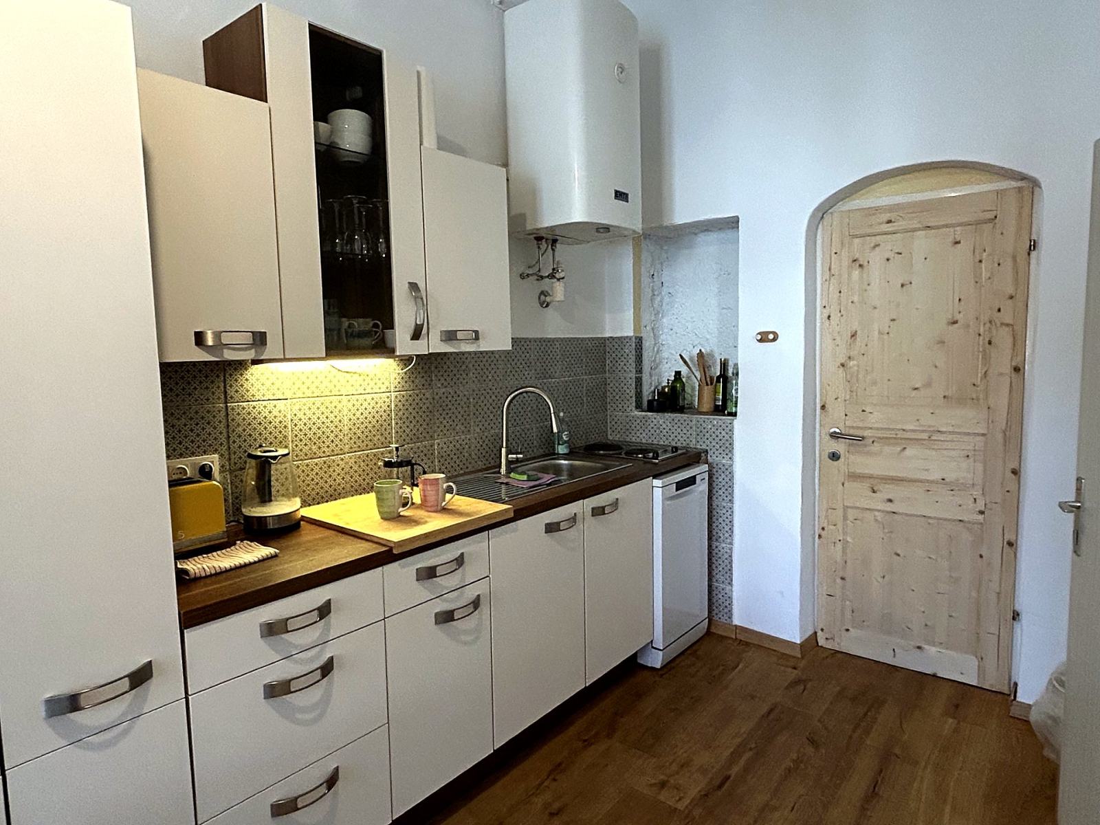 Küchenzeile der Suite
